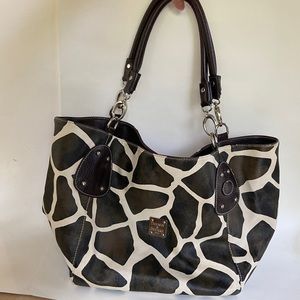 Dooney & Bourke giraffe print purse